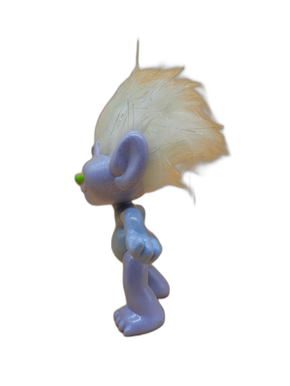 Dreamworks Branch Glittery Troll Doll With White Hair