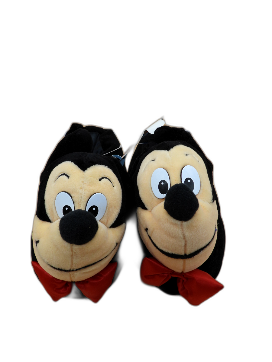 Disney Mickey Mouse Plush Slippers Unisex Size M