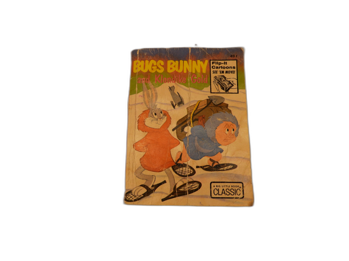 1974 Whitman Bugs Bunny Klondike Gold Flip It Cartoons Book