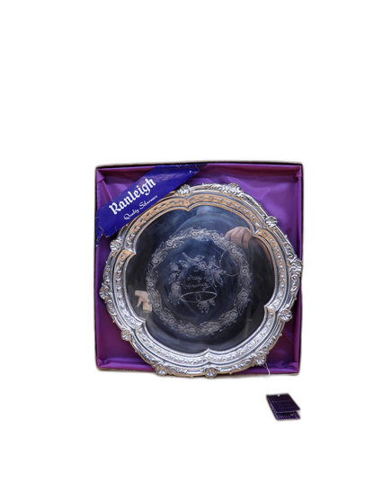 Ranleigh Silverware Happy Anniversary Decorative Plate