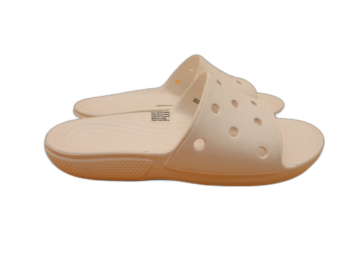 Crocs White Two Strap Slide Sandals Men 12