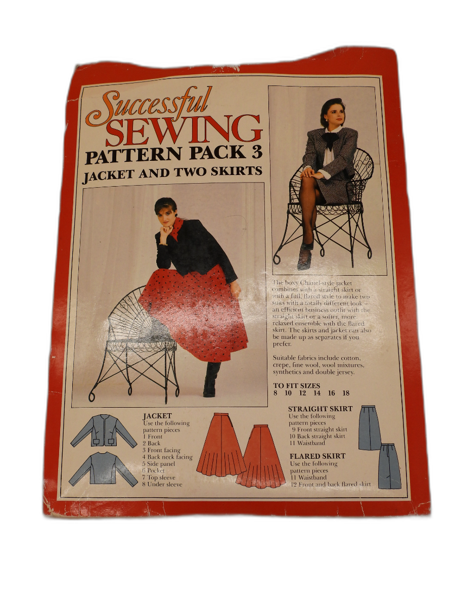 Sewing Pattern Pack 3 Dressmaking Patterns