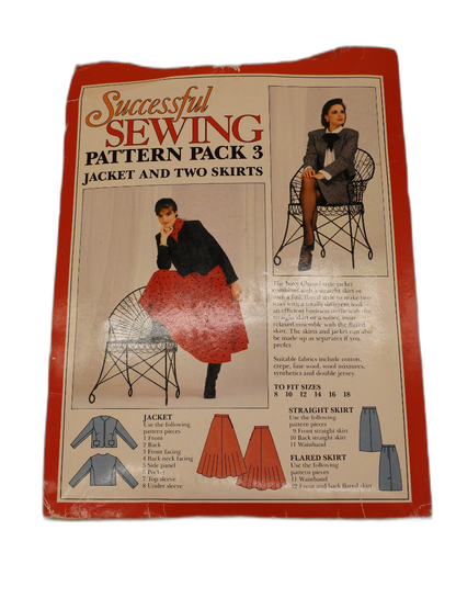Sewing Pattern Pack 3 Dressmaking Patterns