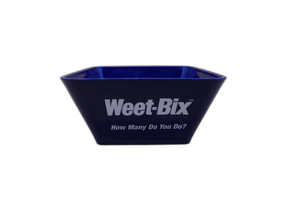 Weet Bix Blue Plastic Cereal Bowl