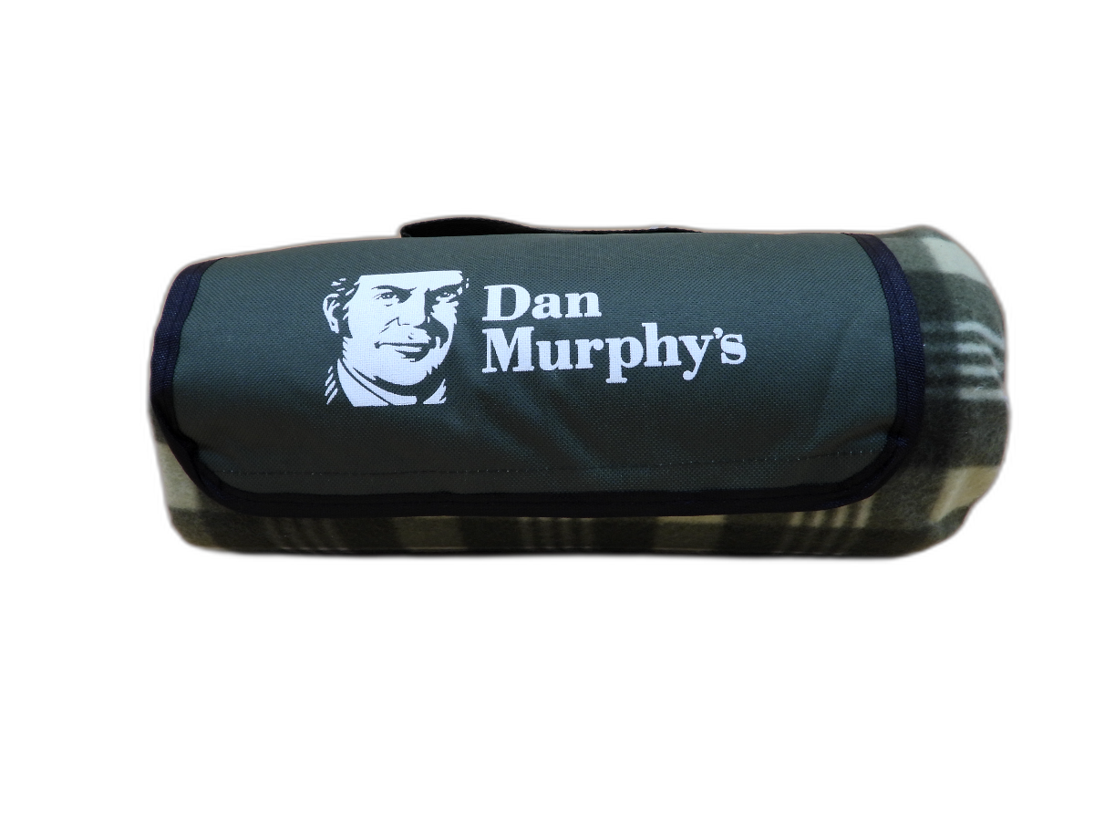 Dan Murphy's Foldable Plaid Picnic Blanket