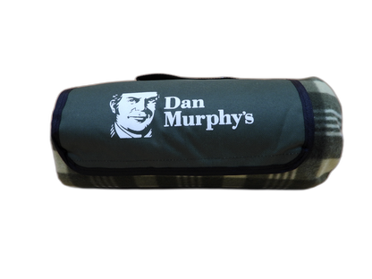 Dan Murphy's Foldable Plaid Picnic Blanket