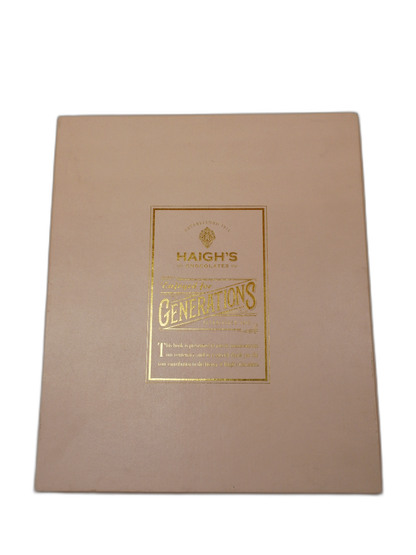 Haigh's Chocolates Booklet and Pouch Set