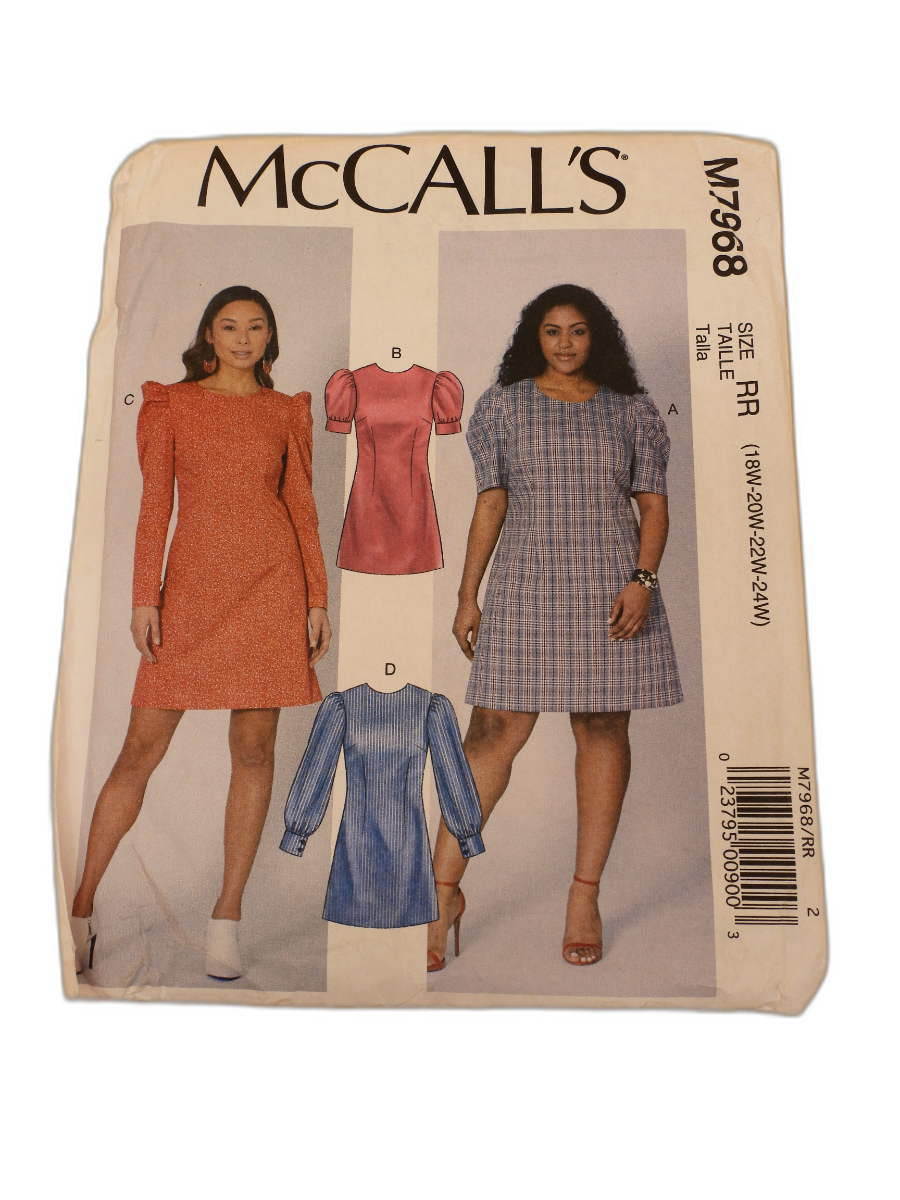 Mccall's M7968 Women's Dress Sewing Pattern