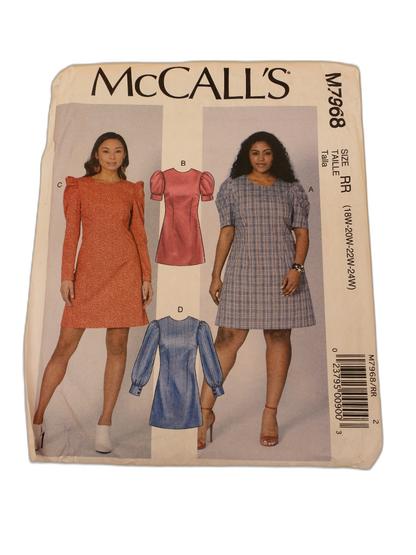 Mccall's M7968 Women's Dress Sewing Pattern