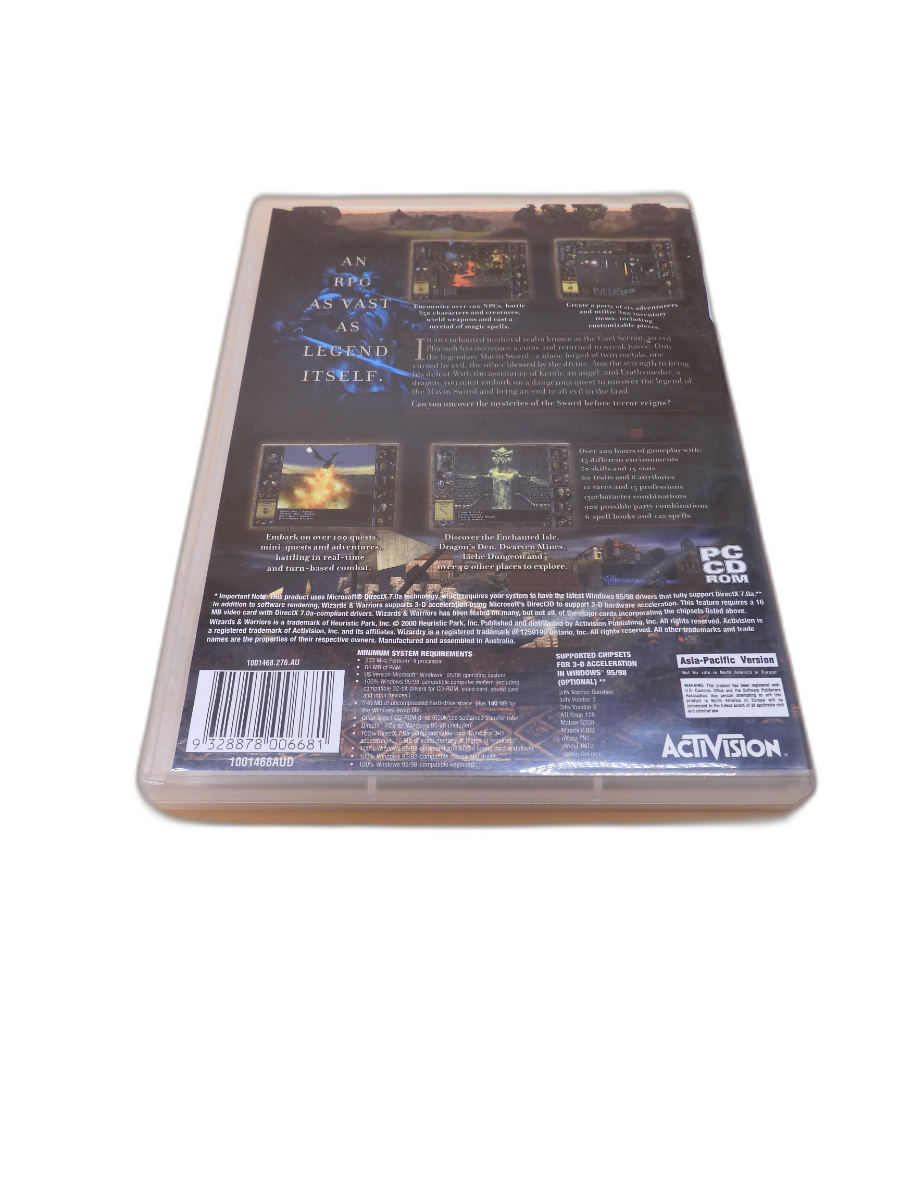Wizards & Warriors Pc Game 2 Discs Activision