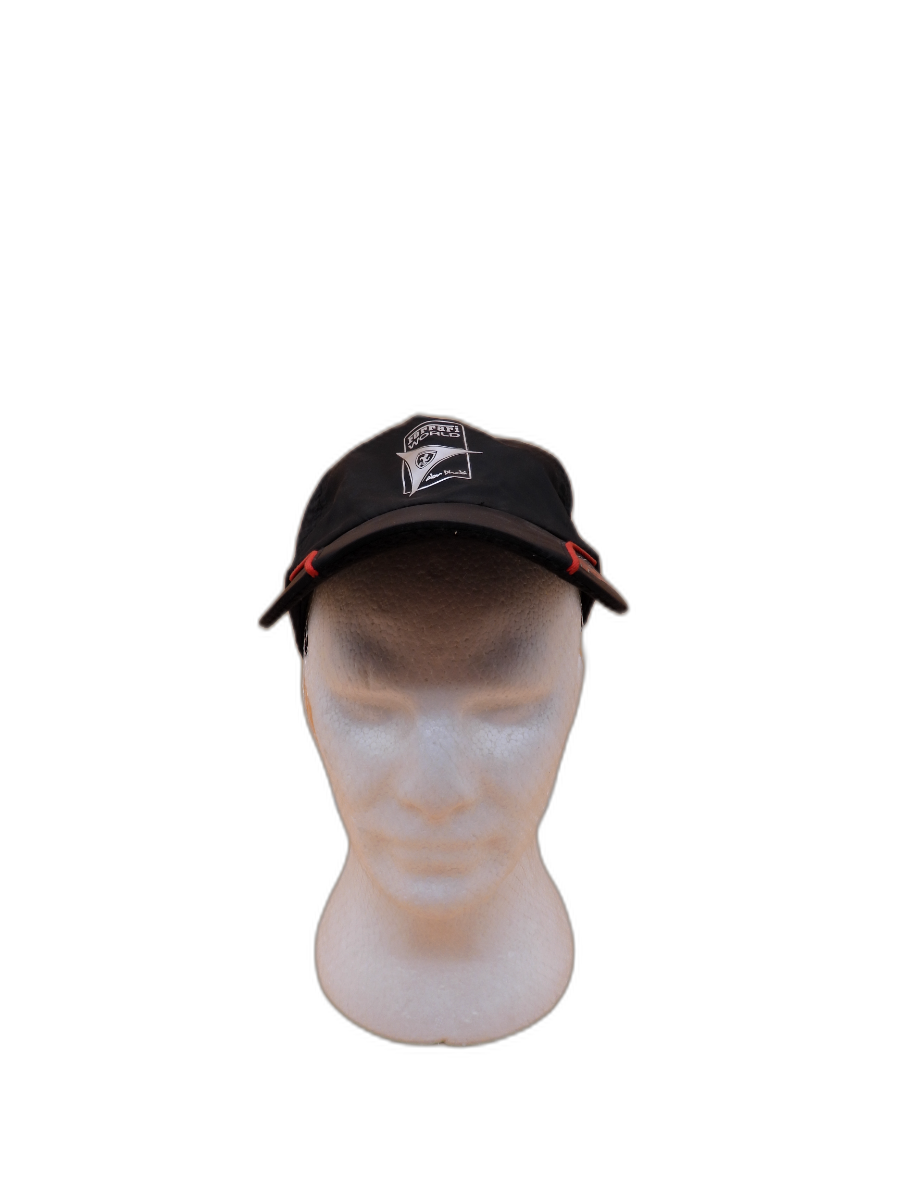 Ferrari World Abu Dhabi Black Strapback Baseball Cap