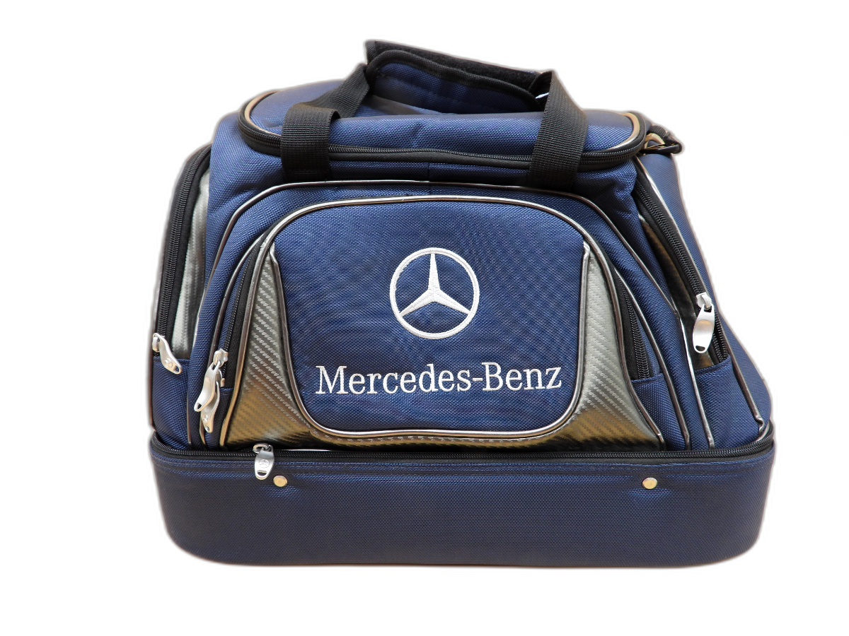 Mercedes Benz Blue Travel Duffel Bag