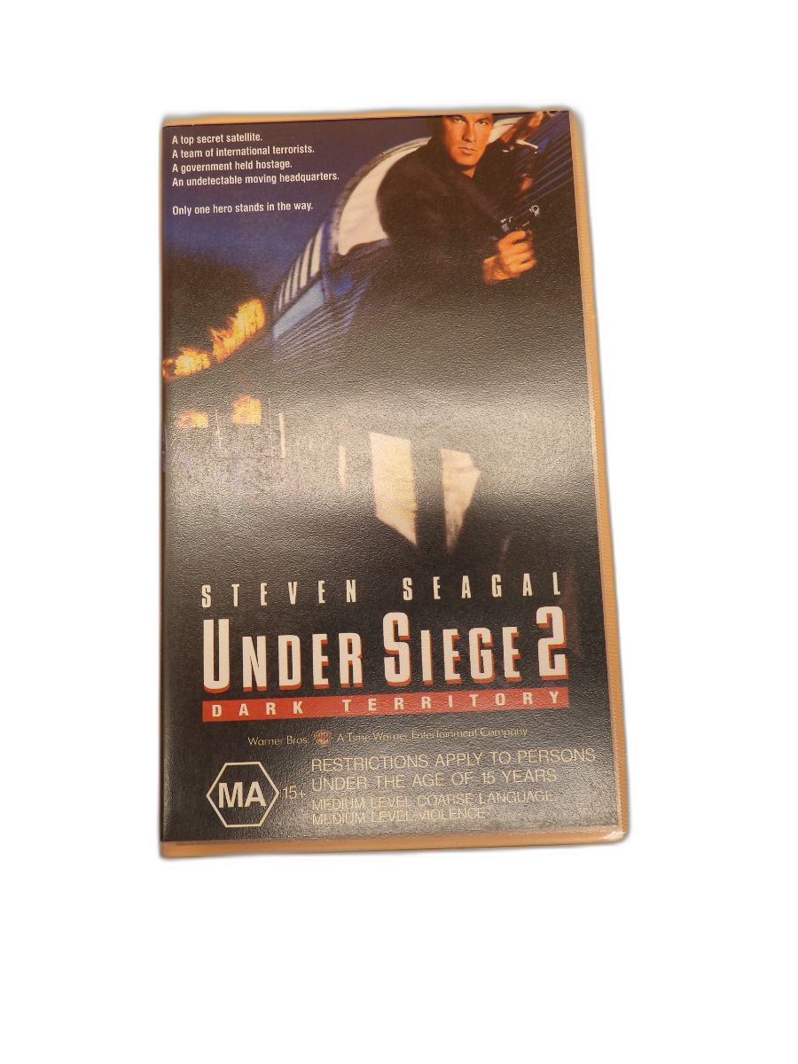 Under Siege 2 Vhs Tape Steven Seagal Action Movie Warner Bros