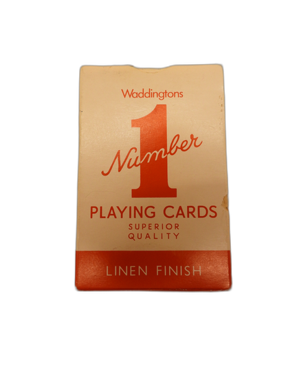 Waddingtons Number 1 Playing Cards Linen Finish