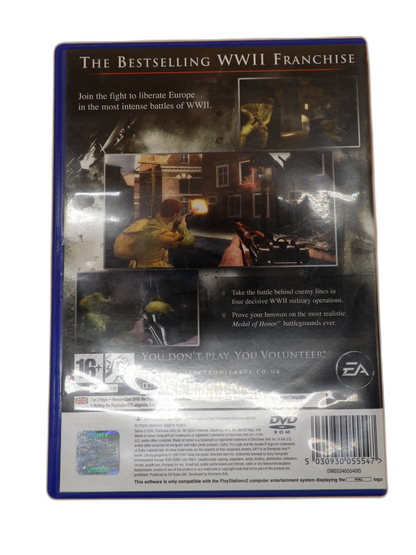 Medal of Honor Vanguard PlayStation 2 Electronic Arts Game