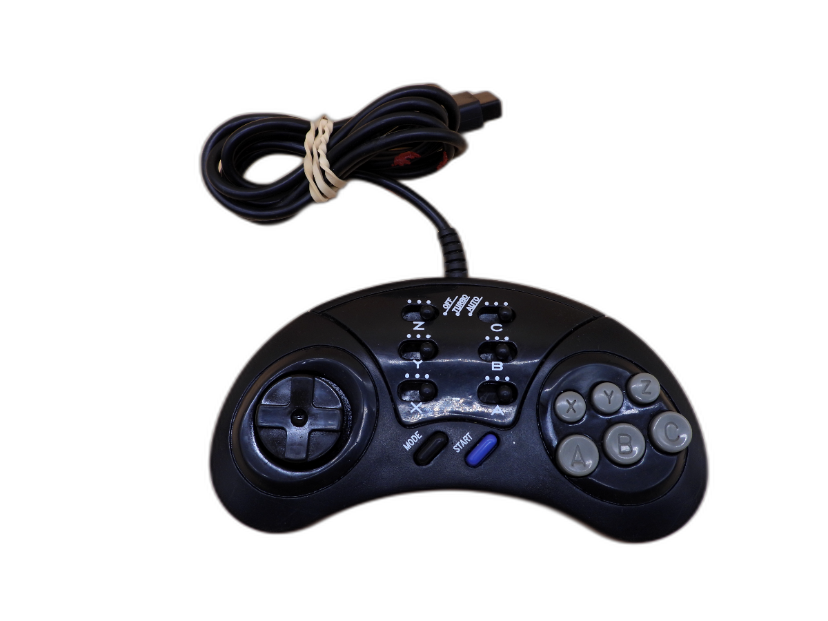 Sega Genesis 6 Button Wired Controller