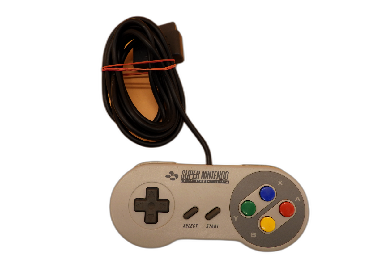 Super Nintendo Snes Snsp 005 Wired Controller 