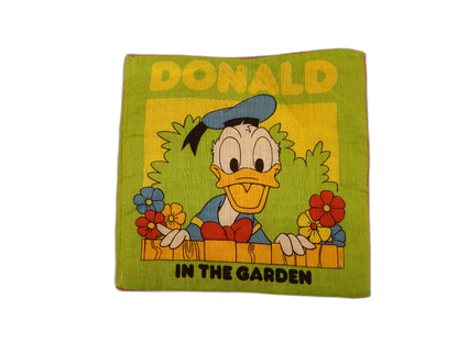 Donald Duck Soft Cloth Children's Book Garden Theme Budget Books Pty. Ltd.