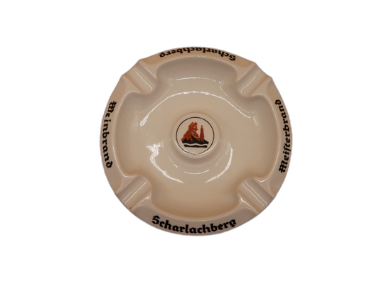 Scharlachberg Ceramic Vintage Ashtray 4.5"