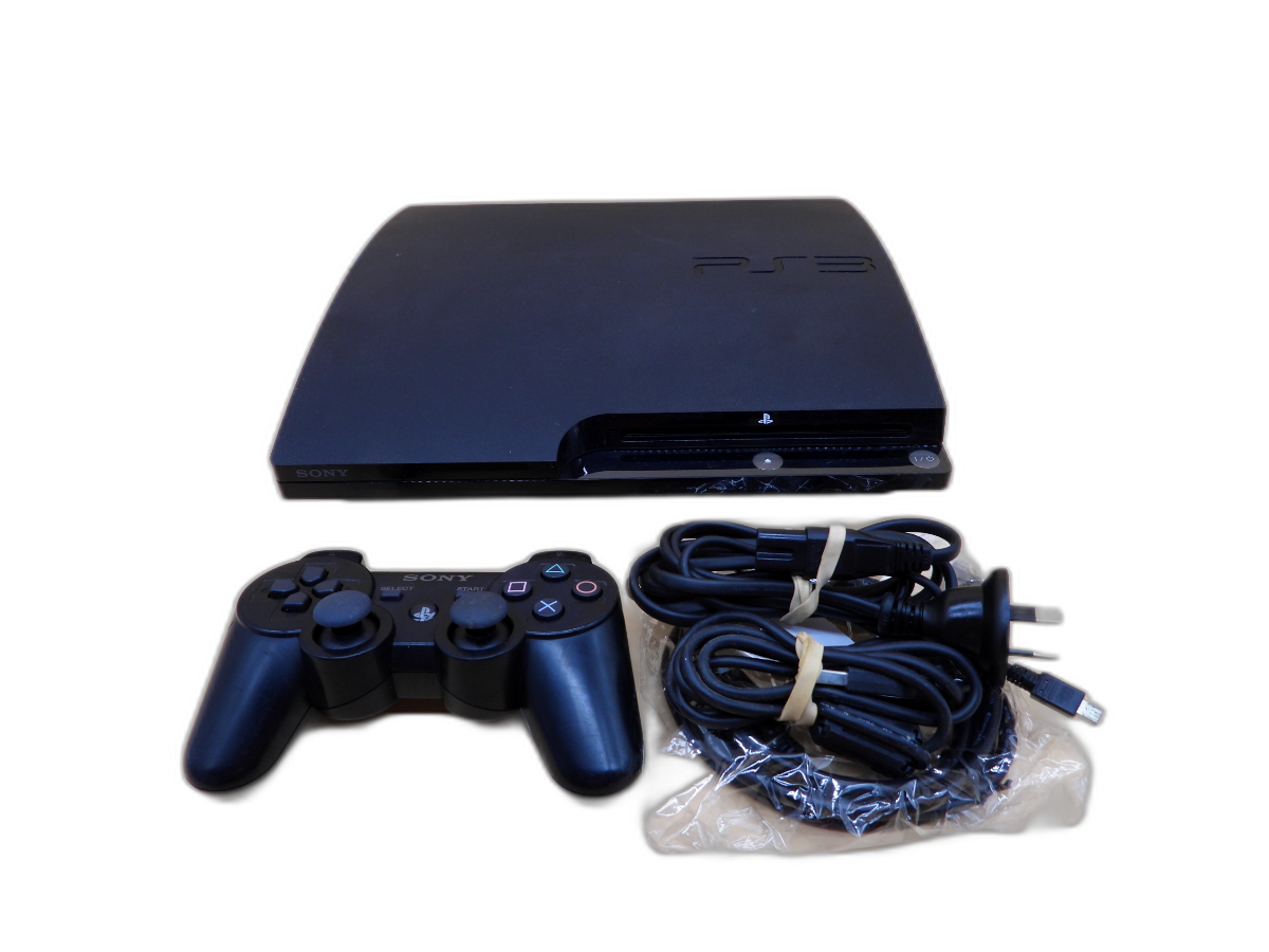 Sony PlayStation 3 Cech 2002a Console 120gb With Controller and Cables Plays PS1 & PS3 Games 