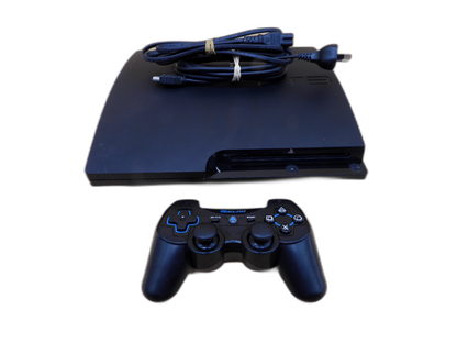 Sony PlayStation 3 Slim Console Cech 3002a 149gb With Controller Plays PS1 & PS3 Games 