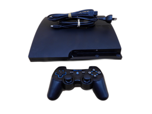 Sony PlayStation 3 Slim Console Cech 3002a 149gb With Controller Plays PS1 & PS3 Games 