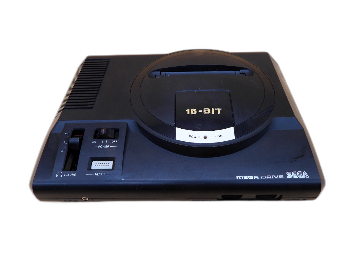 Sega Mega Drive 16 Bit Console Pal PARTS ONLY DISPLAY NOT WORKING 