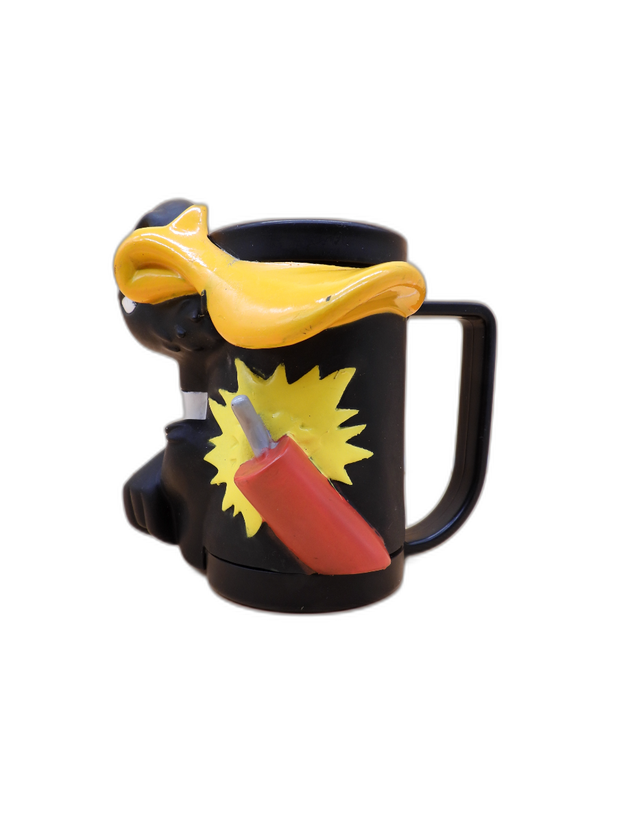 1995 Warner Bros Daffy Duck 3d Character Mug
