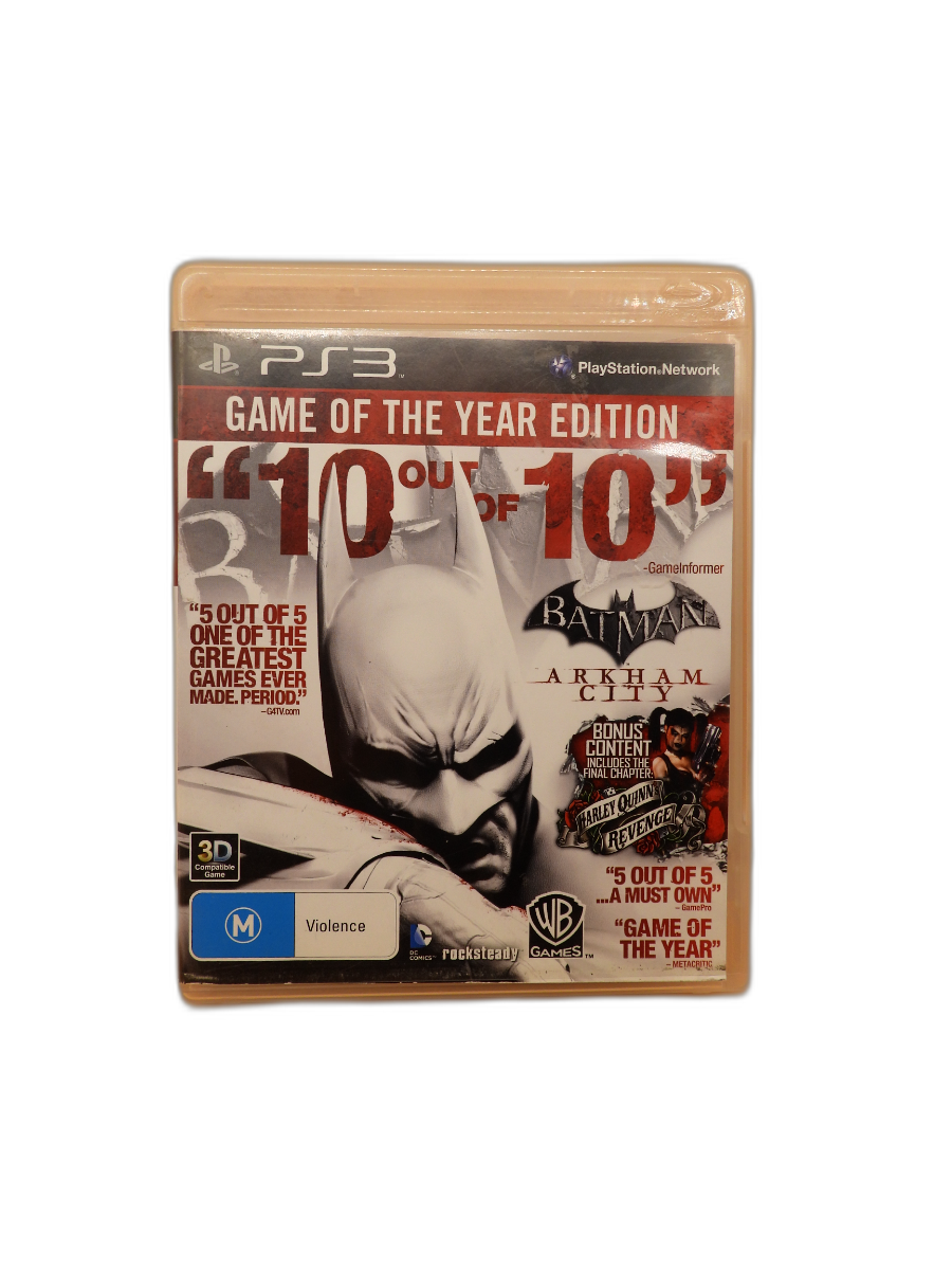 Batman Arkham City Game of the Year Edition PS3 Wb Games