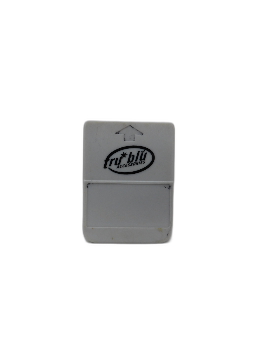 Tru*blu PlayStation 1 Memory Card