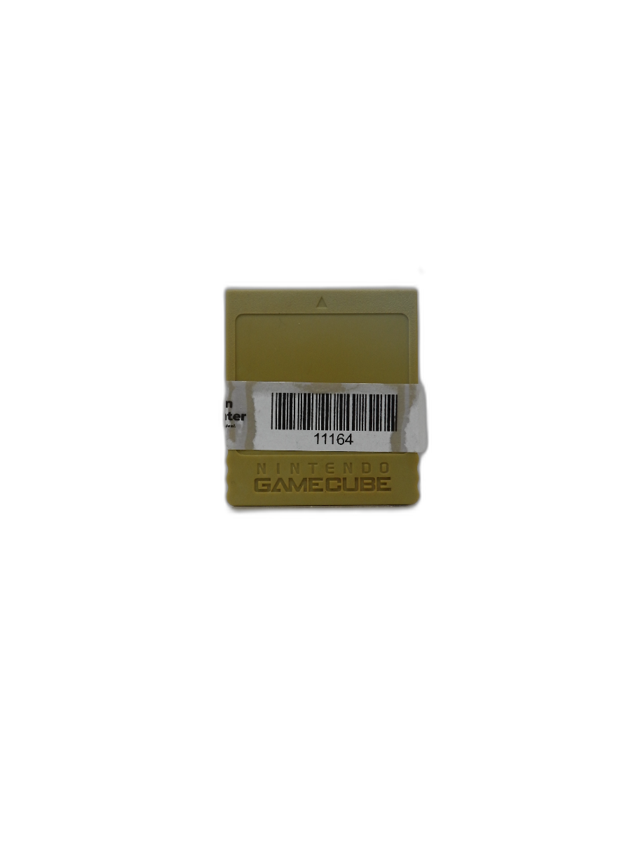 Nintendo Gamecube Memory Card 59 Blocks Game