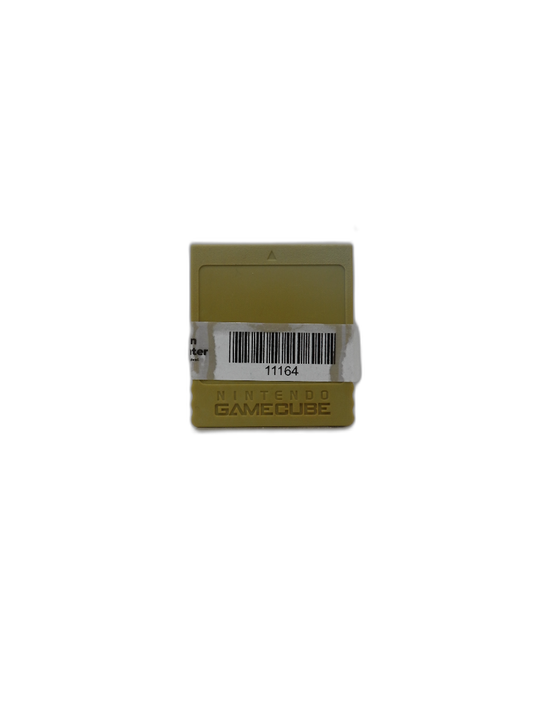 Nintendo Gamecube Memory Card 59 Blocks Game