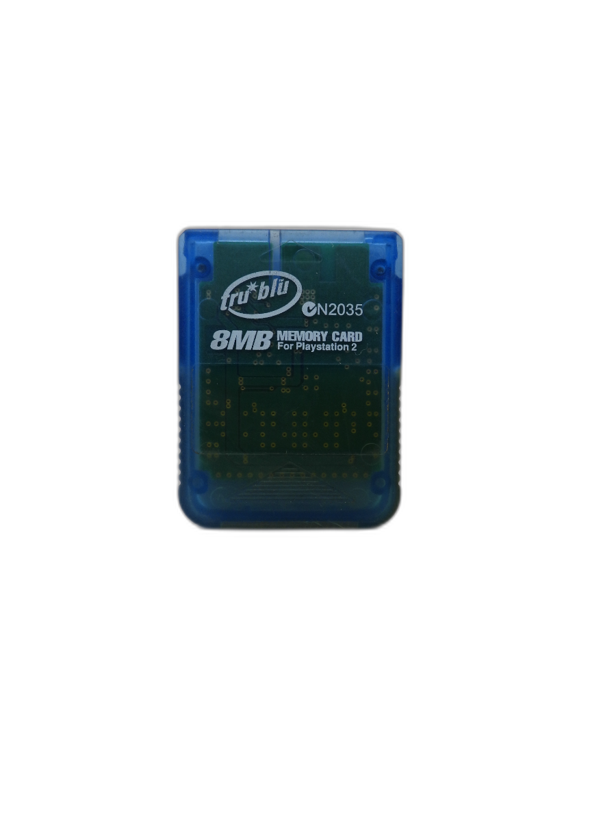 Tru*blu 8mb PlayStation 2 Memory Card Game