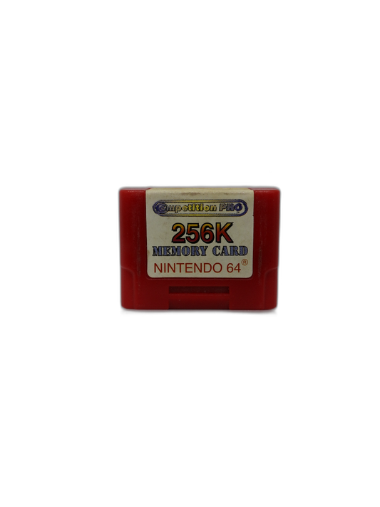 Competition Pro 256k Memory Card Nintendo 64 Game