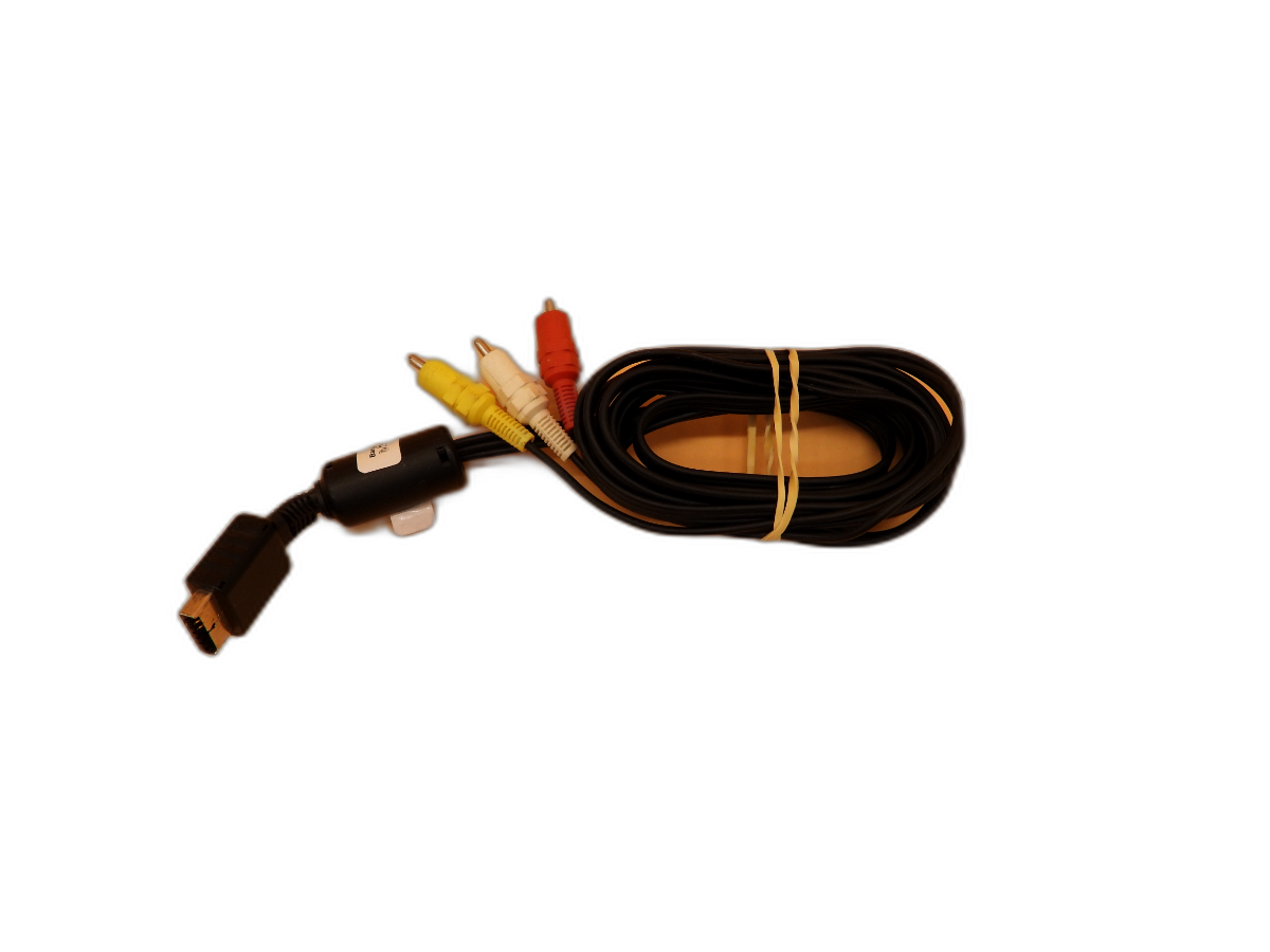 Sony Component Av Cable for PlayStation 2 Game Damaged End 