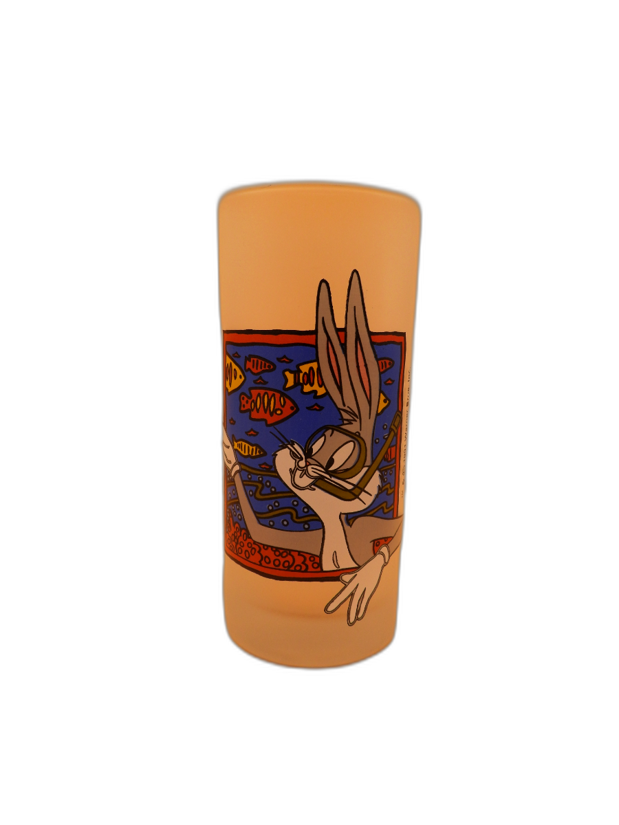 Looney Tunes Bugs Bunny Frosted Glass Tumbler