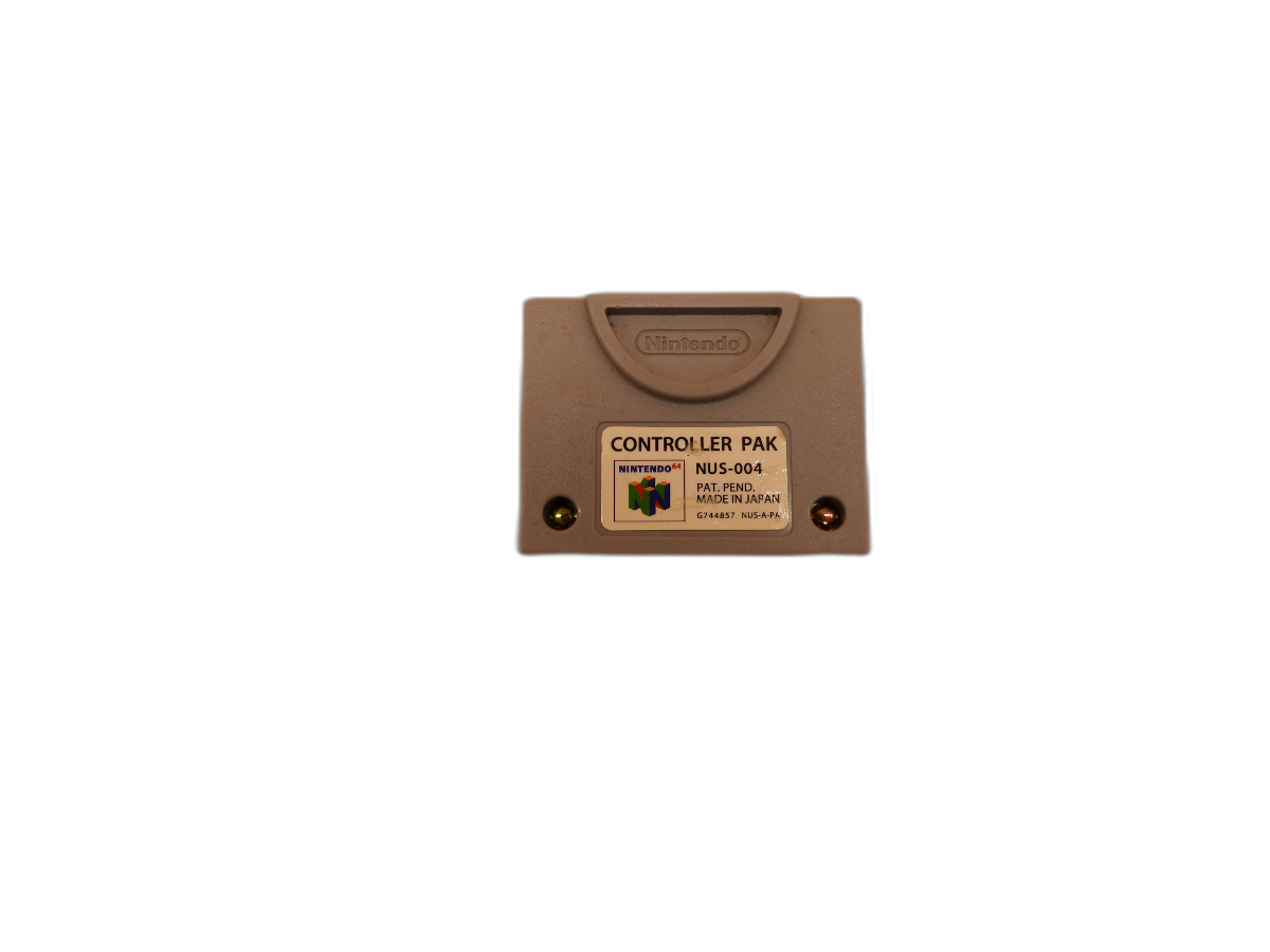 Nintendo 64 Controller Pak Memory Card Nus 004 Game