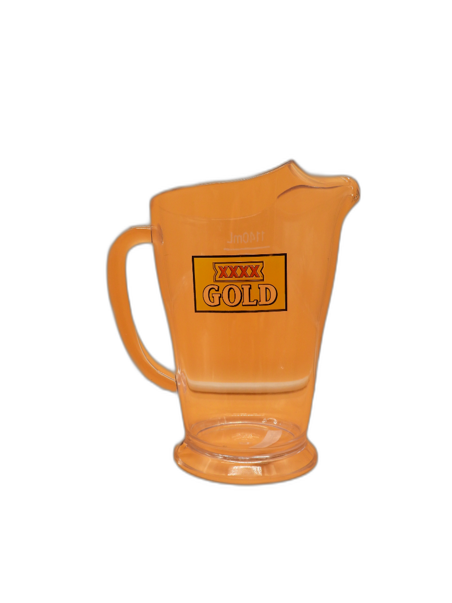 Xxxx Gold Plastic Beer Pitcher 1140ml