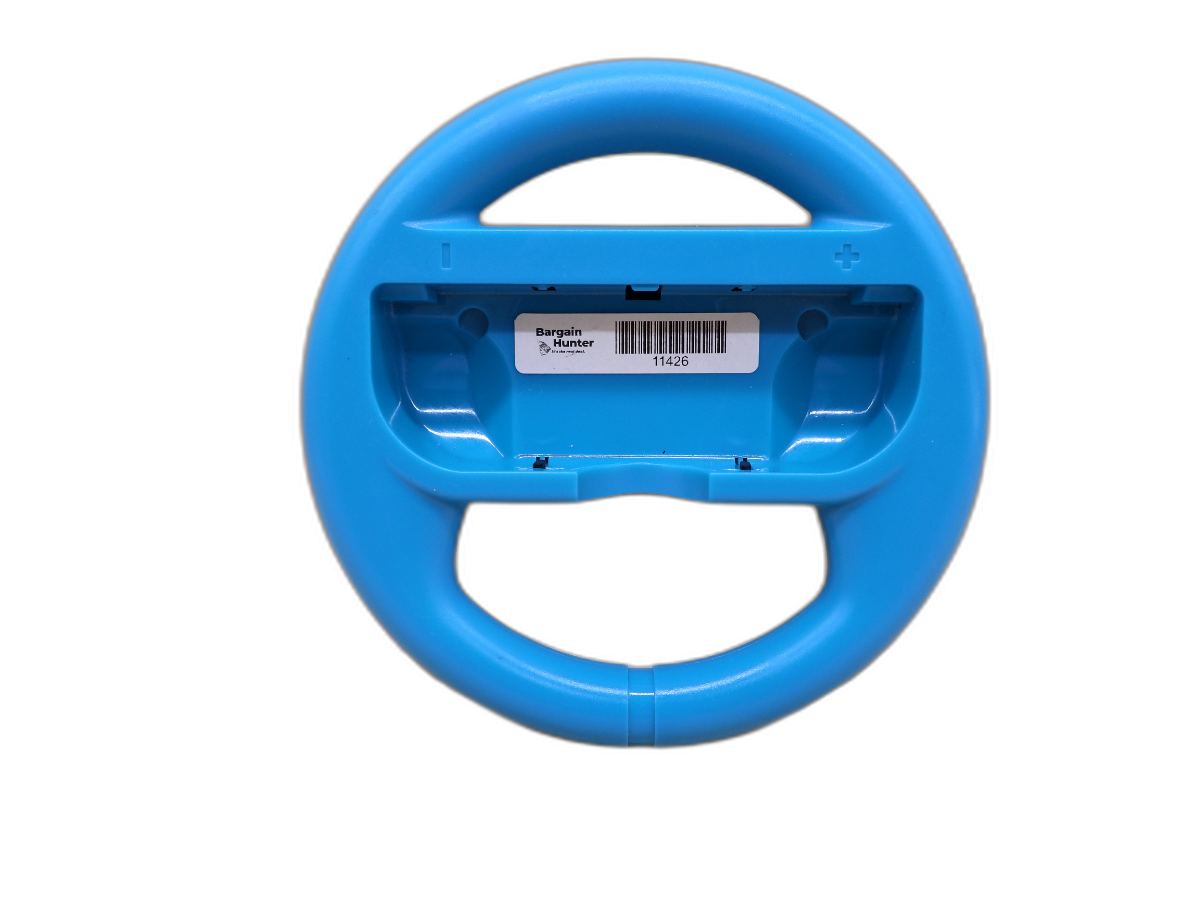 Aftermarket Nintendo Switch Blue Steering Wheel Controller Shell 