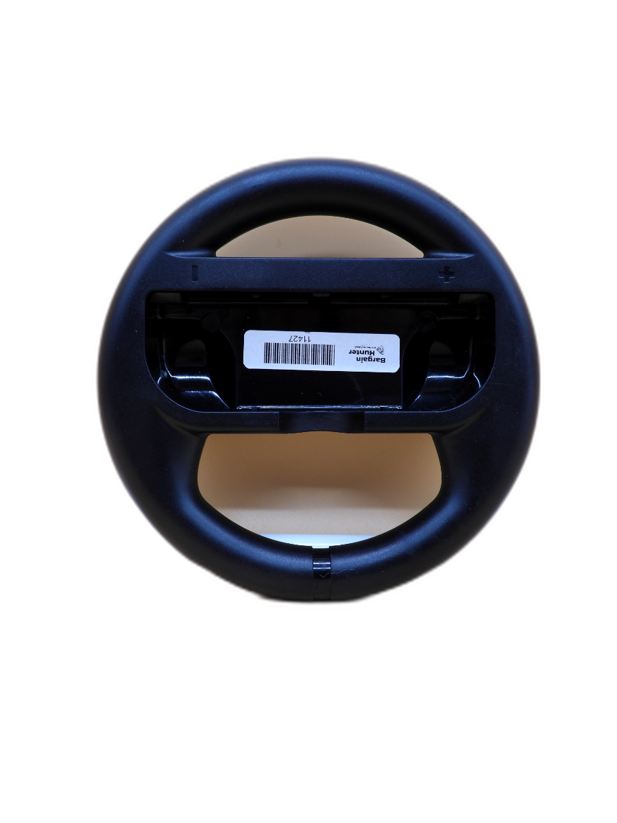 Aftermarket Nintendo Switch Black Steering Wheel Controller Shell 