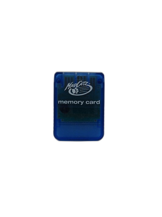 Mad Catz PS2 Blue Memory Card PS1