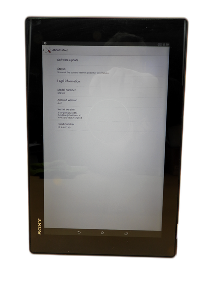 Sony Xperia Tablet S Sgp311 10.1" Android Tablet scratches to screen 