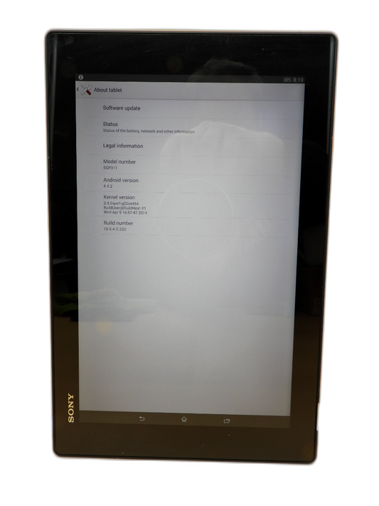 Sony Xperia Tablet S Sgp311 10.1" Android Tablet scratches to screen 