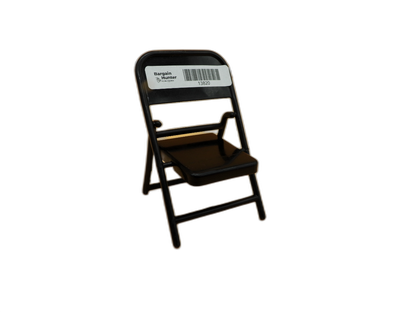 Wwf / Wwe Miniature Black Folding Chair