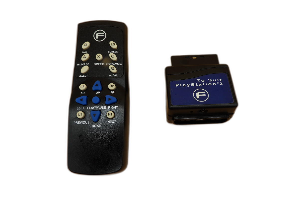 Futuretronics Dvd Remote and Adapter for PlayStation 2 Game