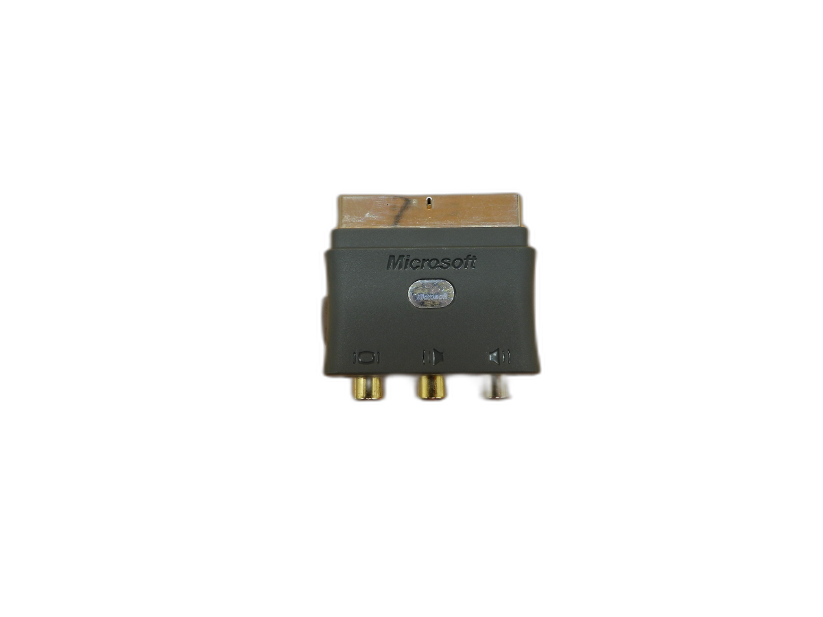 Microsoft Xbox 360 Scart to Composite Av Adapter Game