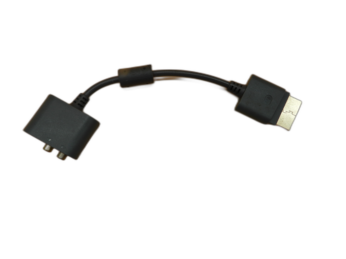 Xbox 360 Audio Adapter Av to Rca and Optical Out Game