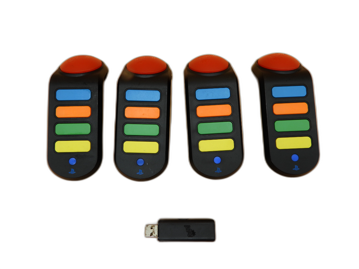 Wireless Buzz! Buzzers Controller for PlayStation 3 Sleh 00069 RUSTED RECEIVER