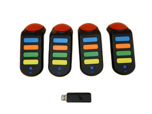 Wireless Buzz! Buzzers Controller for PlayStation 3 Sleh 00069 RUSTED RECEIVER