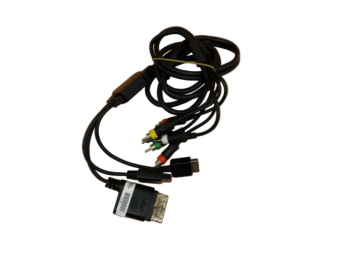 Mad Catz Xbox 360 / PS2 / SNES / N64 Component Av Cable RUST - 4